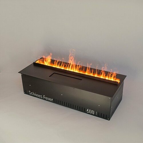 Очаг для электрокамина Schones Feuer 3D FireLine 600 Steel (BASE)