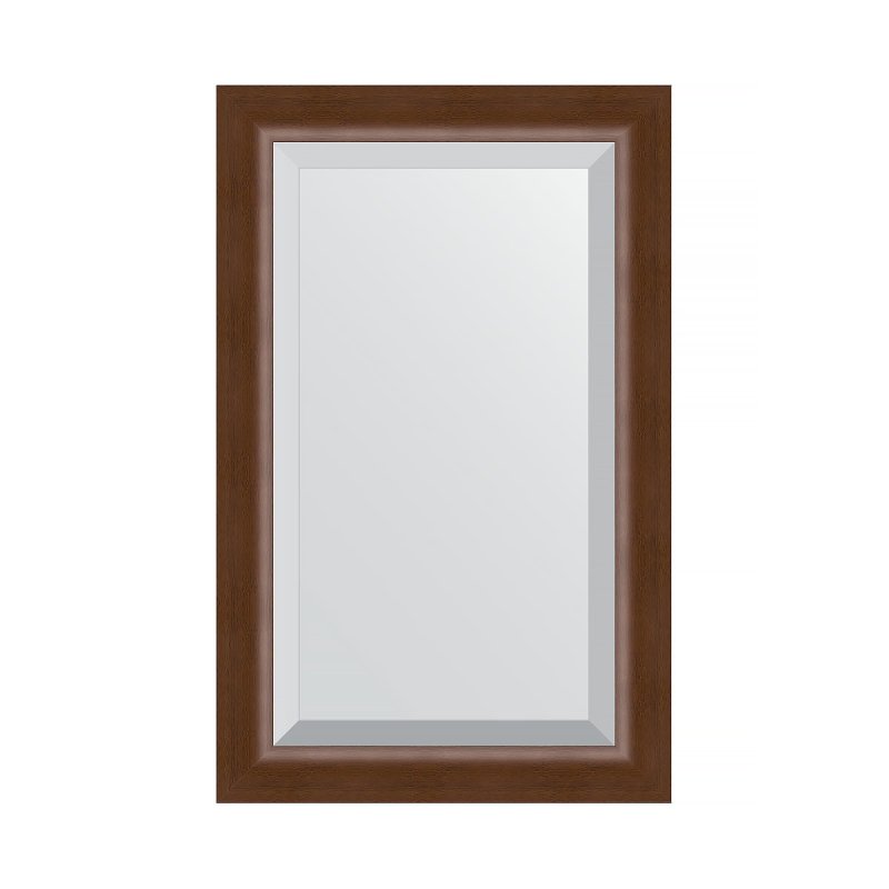 Зеркало с фацетом в багетной раме Evoform орех 65 мм 52х82 см