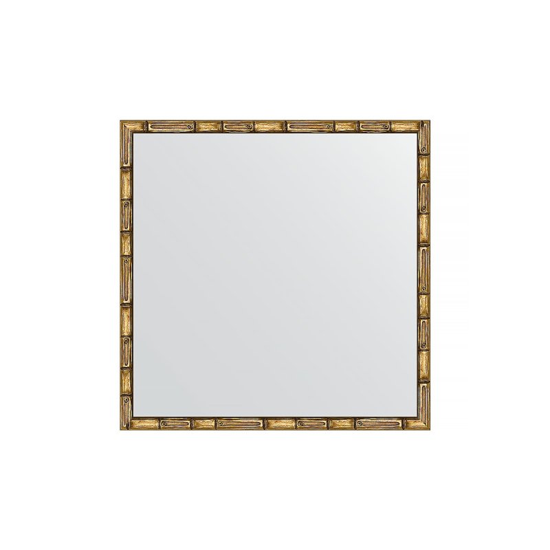Зеркало в багетной раме Evoform золотой бамбук 24 мм 57х57 см