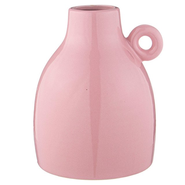 ваза BRONCO 17см керамика розовый