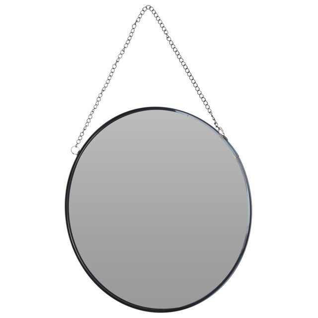 зеркало подвесное KOOPMAN D200мм металл черный