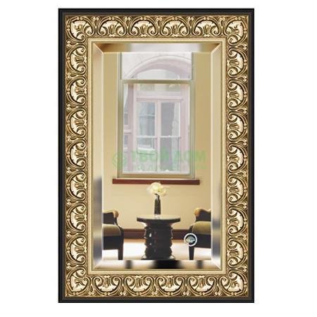 Зеркало с фацетом в багетной раме Evoform барокко золото 106 мм 60х90 см