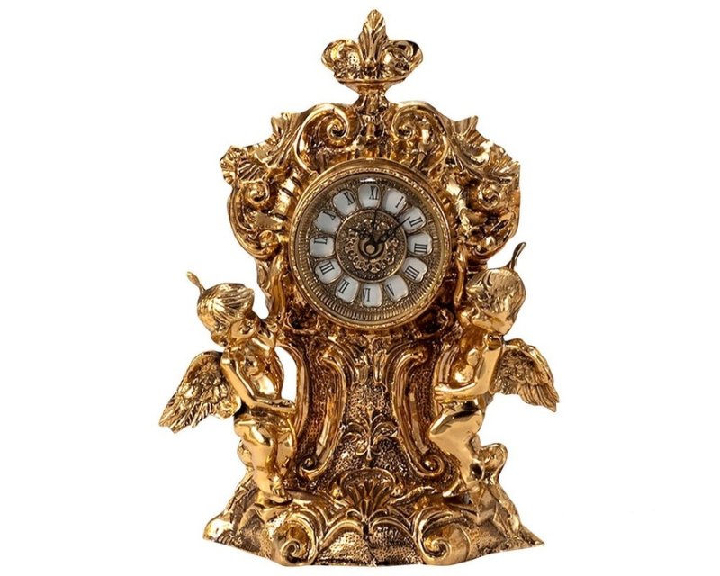 Проекционные часы Virtus TABLE CLOCK TWO ANGELS WITH WINGS BRONZE