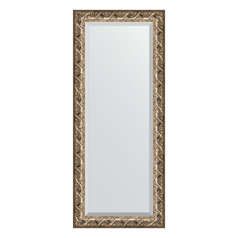 Зеркало с фацетом в багетной раме Evoform фреска 84 мм 66х156 см