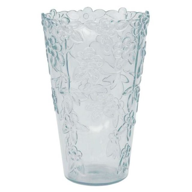 ваза 20см пластик прозрачный