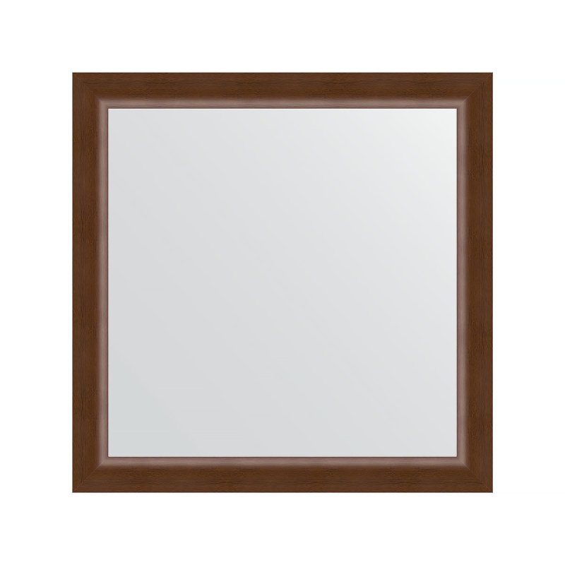 Зеркало в багетной раме Evoform орех 65 мм 76х76 см