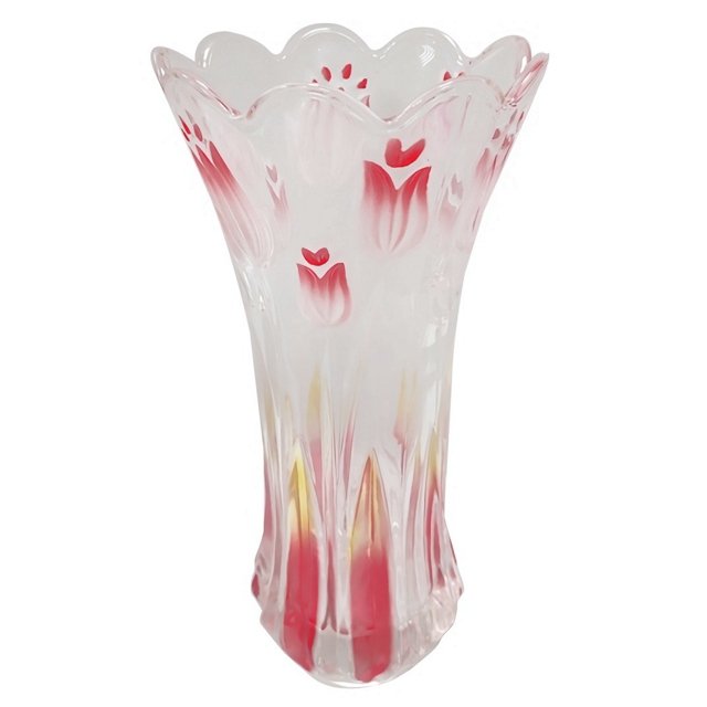 ваза STOVILLI 29,5см стекло красный декор