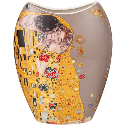 Ваза для цветов Поцелуй (Г.Климт), 20.5 см, серая 104-909 Lefard
