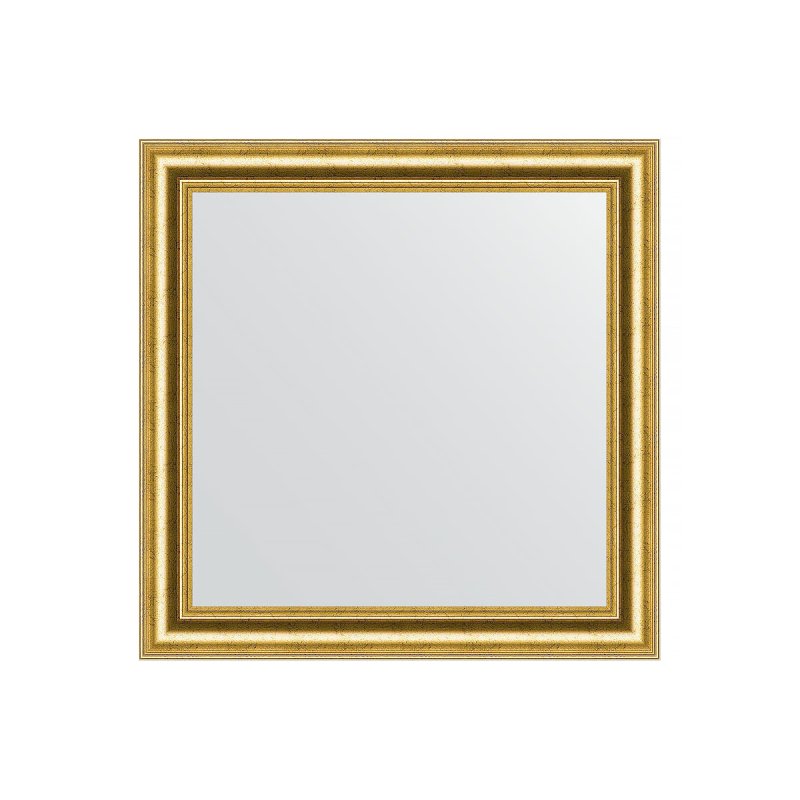 Зеркало в багетной раме Evoform состаренное золото 67 мм 66х66 см
