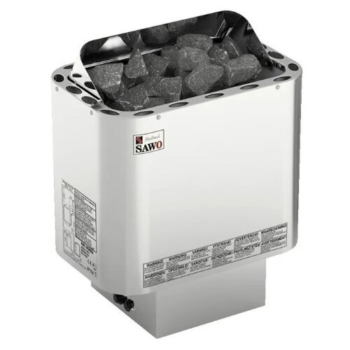 Электрическая банная печь Sawo Nordex NR-60Ni2-Z 6 кВт 41 см 51 см 30 см серебристый 9 м³