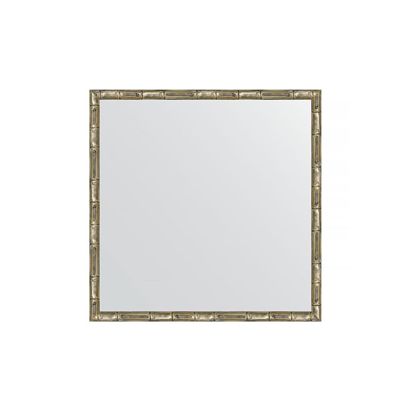 Зеркало в багетной раме Evoform серебряный бамбук 24 мм 57х57 см