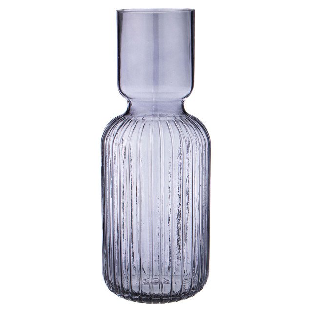 ваза LEFARD Amelie grey 12см стекло серая