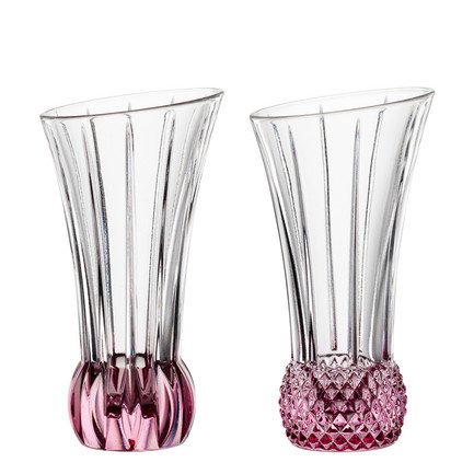 Набор ваз Spring с розовым дном, 13.6 см, 2 шт. 103593 Nachtmann