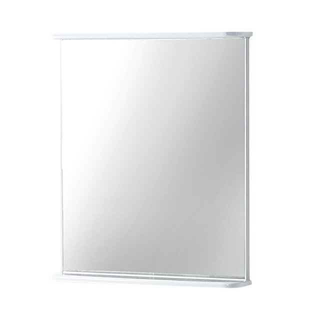 зеркало с полкой АКВАЛЬ Ипсилон 60 см белое
