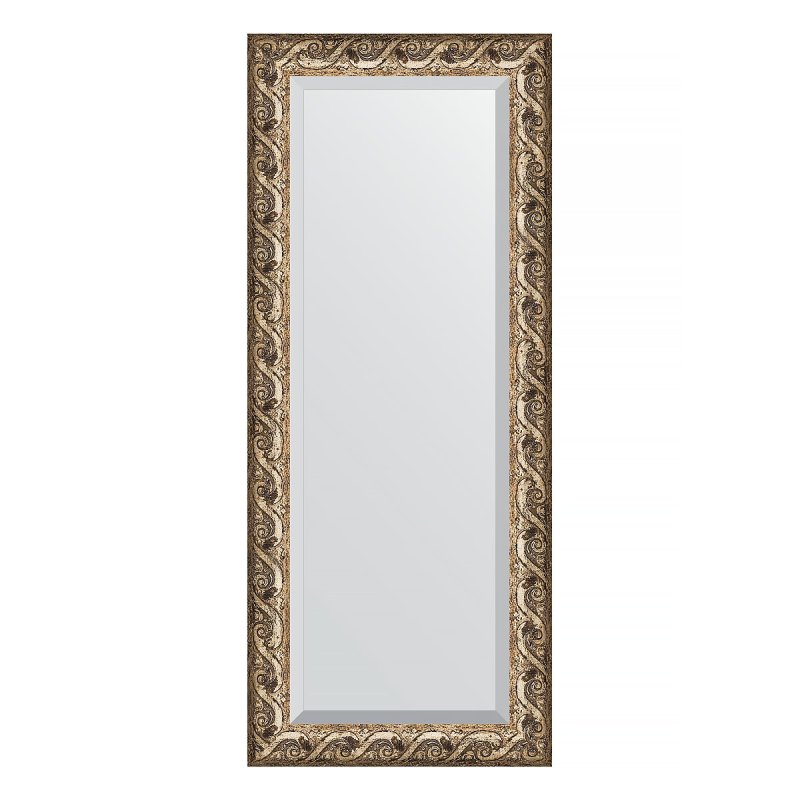 Зеркало с фацетом в багетной раме Evoform фреска 84 мм 61х146 см