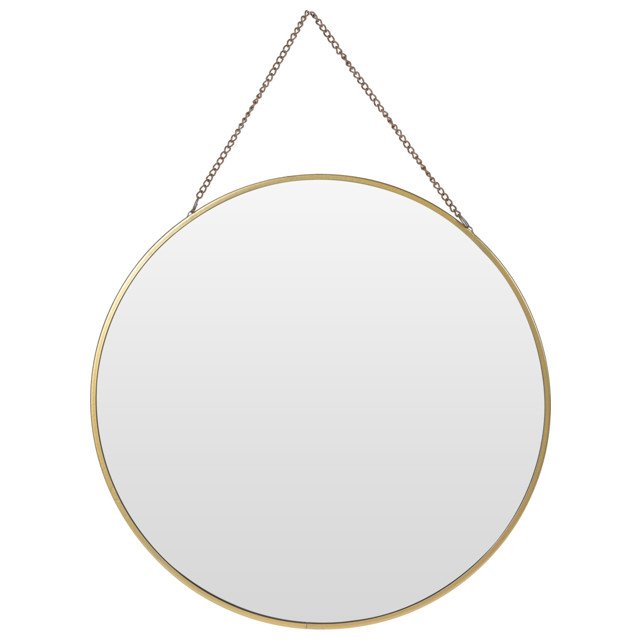 зеркало подвесное KOOPMAN D290мм стекло/металл золото