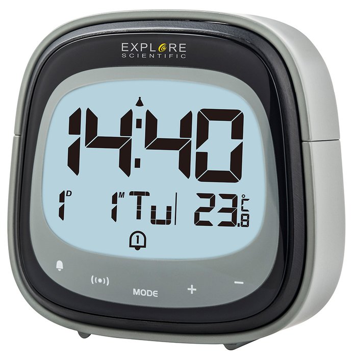 Проекционные часы Explore Scientific Dual с будильником (черные)