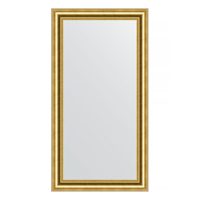 Зеркало в багетной раме Evoform состаренное золото 67 мм 56х106 см