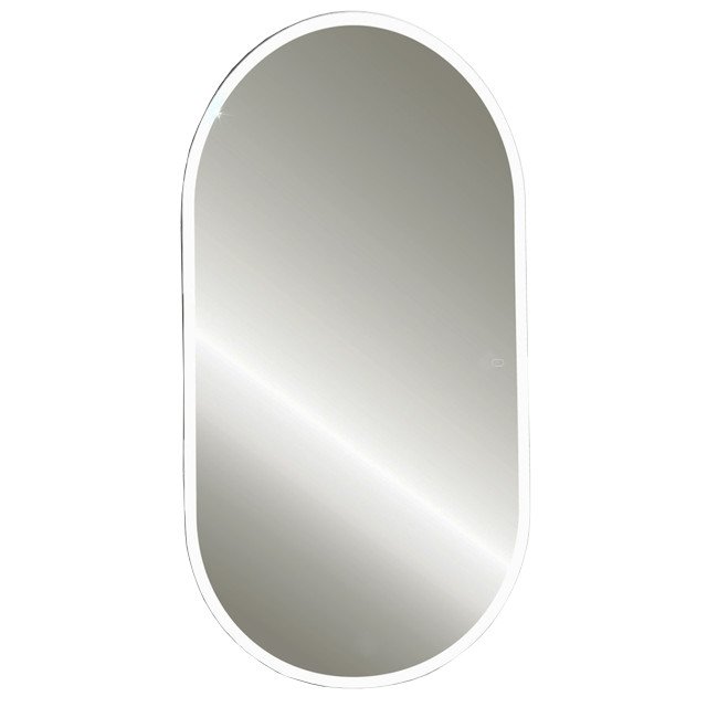 зеркало для ванной Виола 50х100см LED универсальное сенсор диммер белое